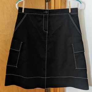 Sitwell Black A-line skirt with pockets, originally from Anthropologie